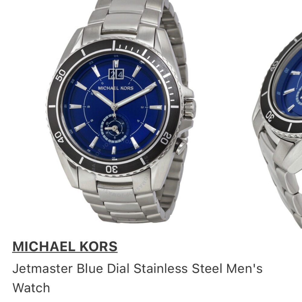Men’s Michael Kors, Jetmaster, Stainless Steel Quartz Watch MK8400 - Picture 2 of 7